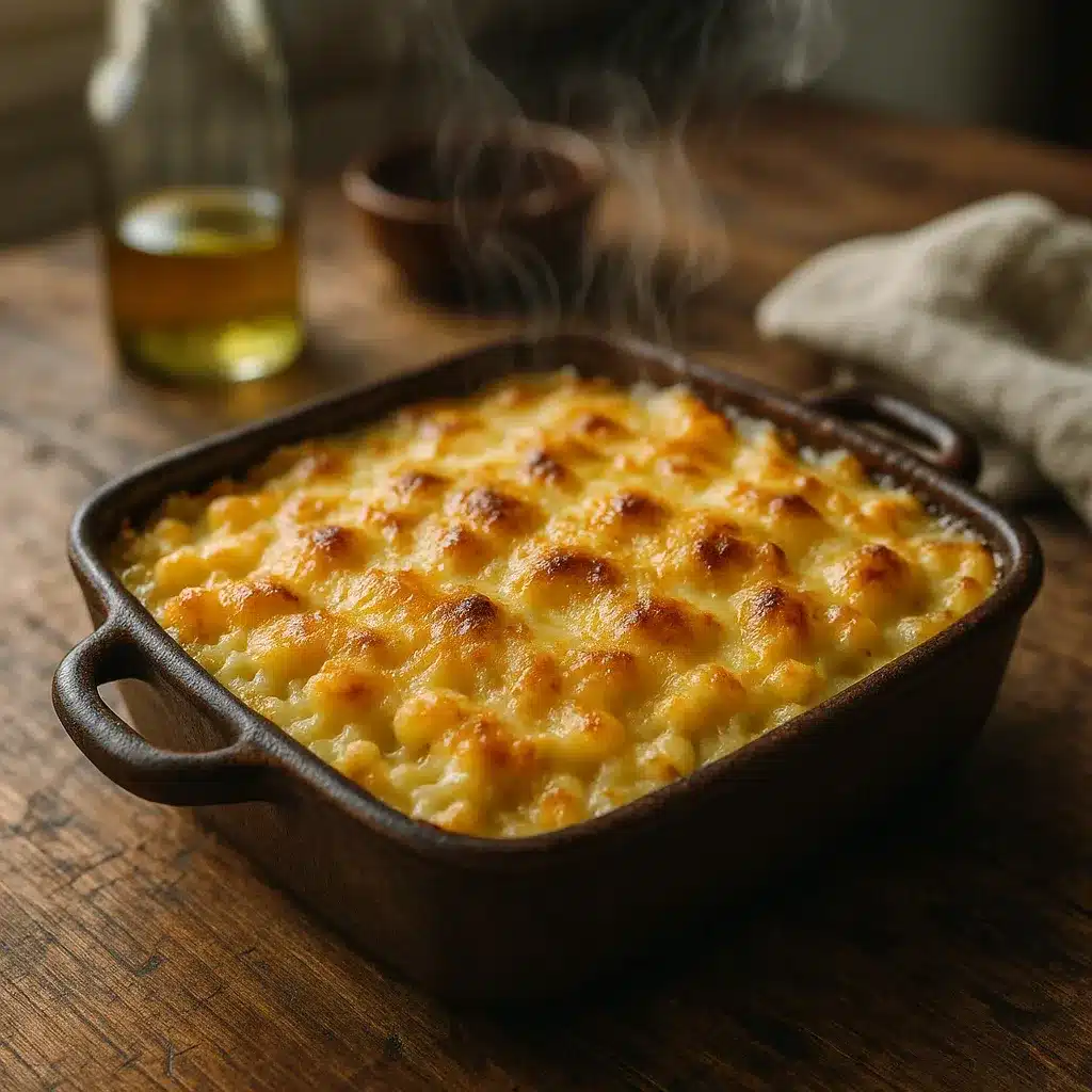 3 Cheese Mac and Cheese Recipe: Lisa’s Creamy Classic from Scratch 5 3 cheese mac and cheese recipe fresh from the oven