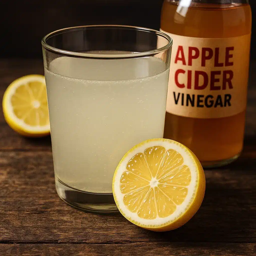 Recipe Brazilian Mounjaro: Simple Detox Drink That Actually Works 4 recipe Brazilian Mounjaro detox drink in glass with lemon and ACV
