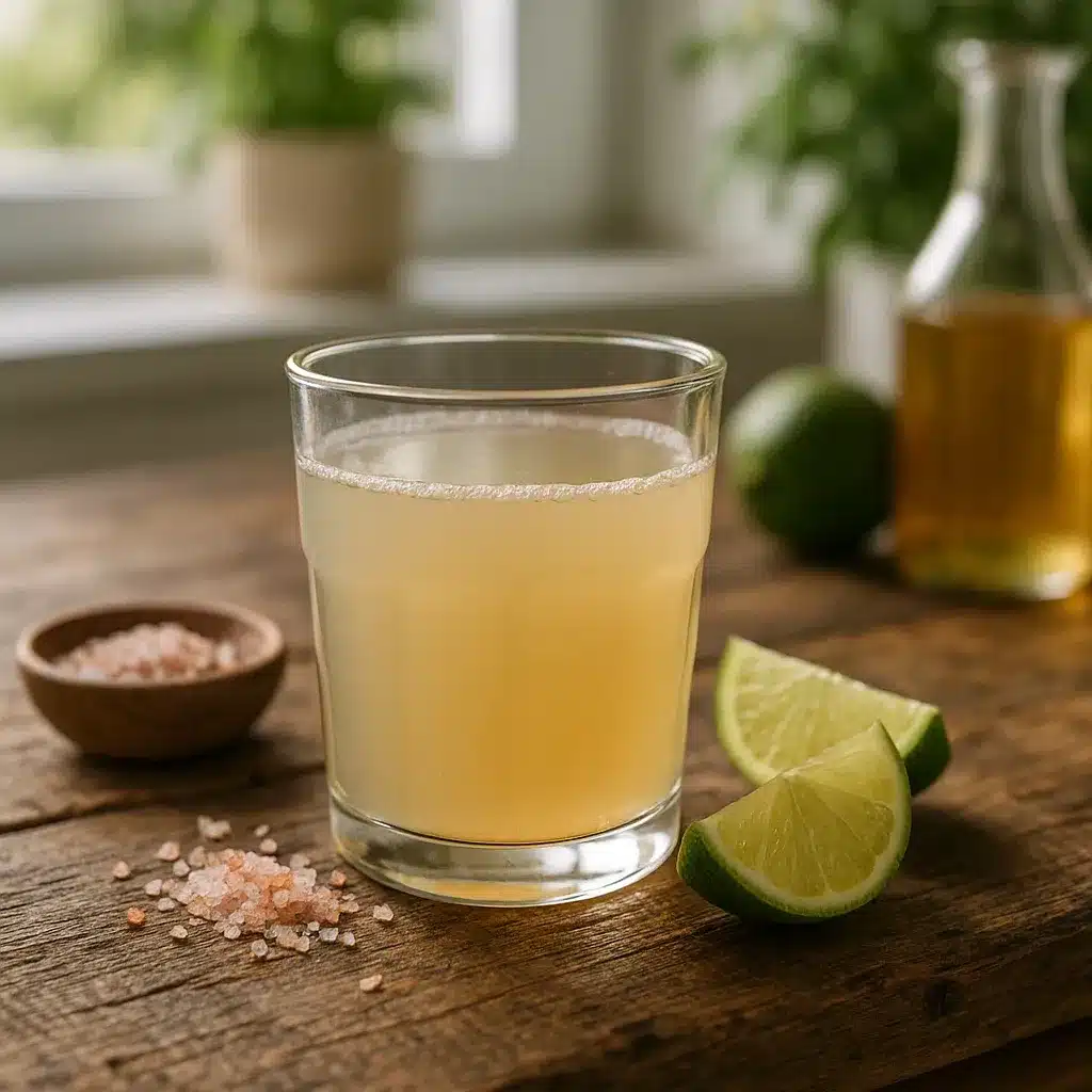 What Is the Brazilian Mounjaro Recipe? The Best 3-Ingredient Weight Loss Secret 5 Brazilian Mounjaro drink with lime and pink salt