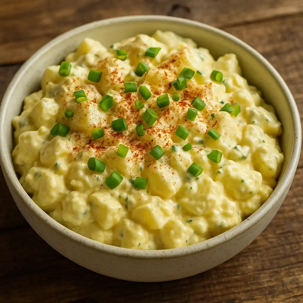 Hellmann's Potato Salad Recipe – The Best Creamy Summer Classic 4 Hellmann's potato salad recipe served fresh in a bowl