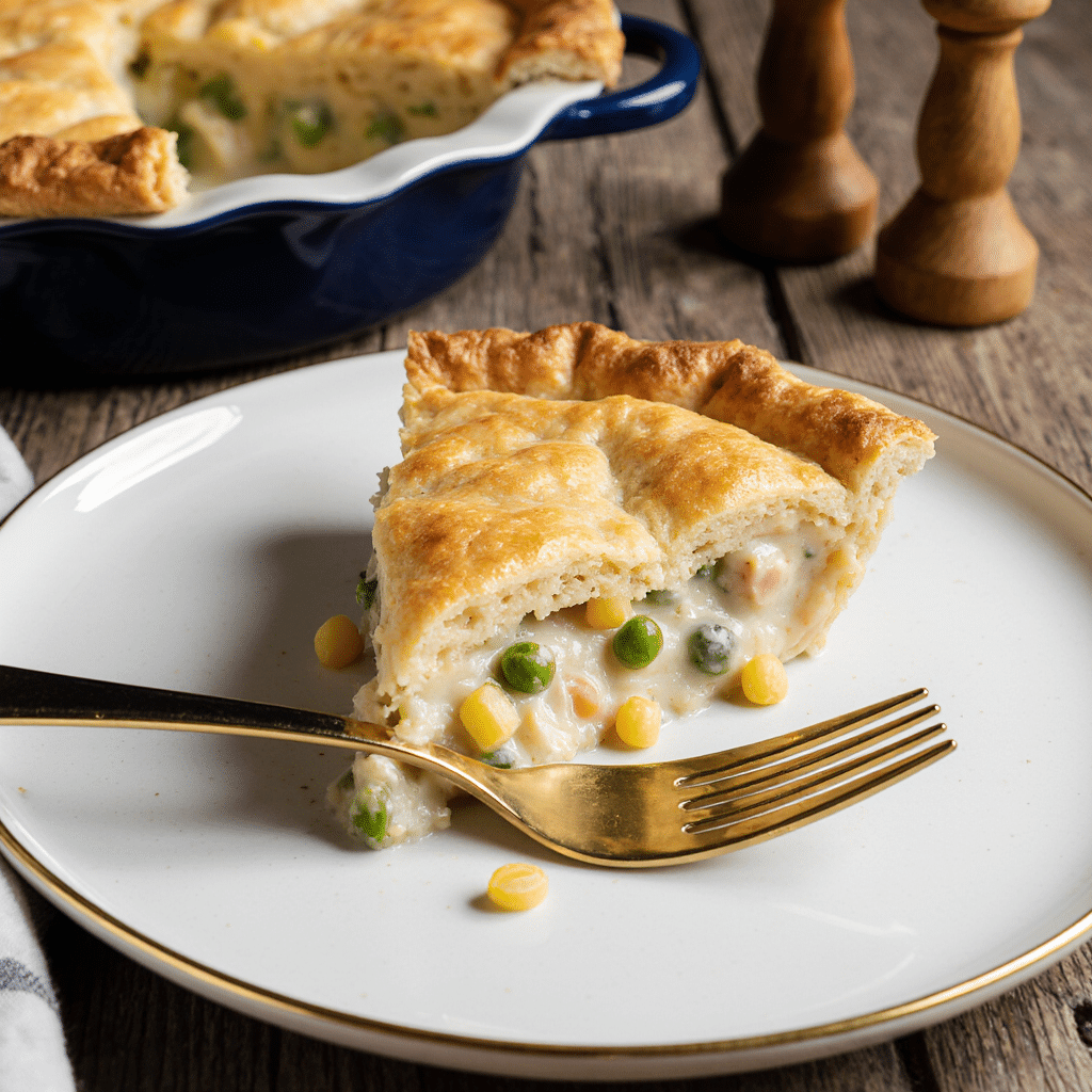 Chicken Pot Pie : The Best Homemade Comfort Recipe for Family Dinners 5 Homemade chicken pot pie fresh from the oven