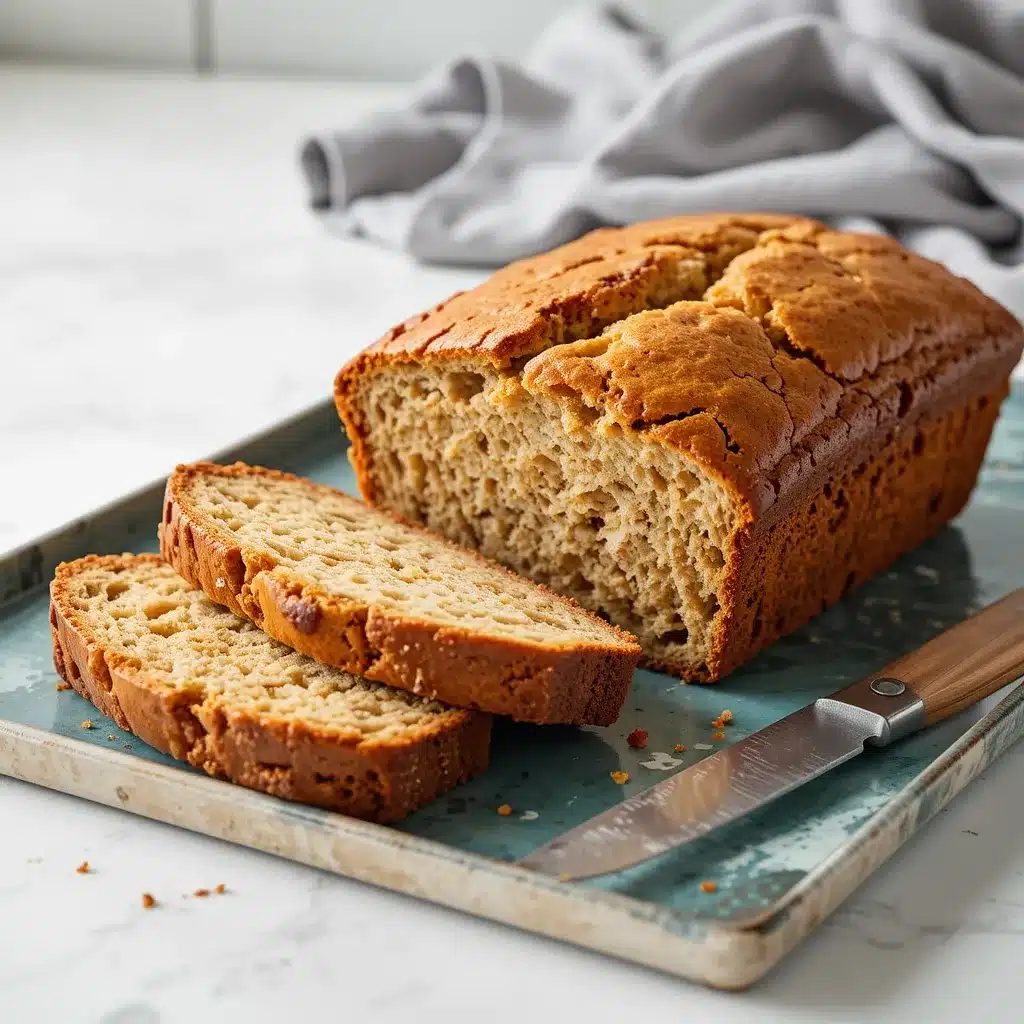 Easy Banana Bread Recipe: Moist, Quick & Foolproof 3 easy banana bread recipe sliced loaf close-up