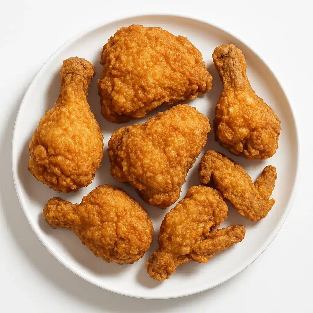 Spicy Southern Fried Chicken – The Best Crispy & Fiery Recipe Ever 5 crispy spicy southern fried chicken in skillet