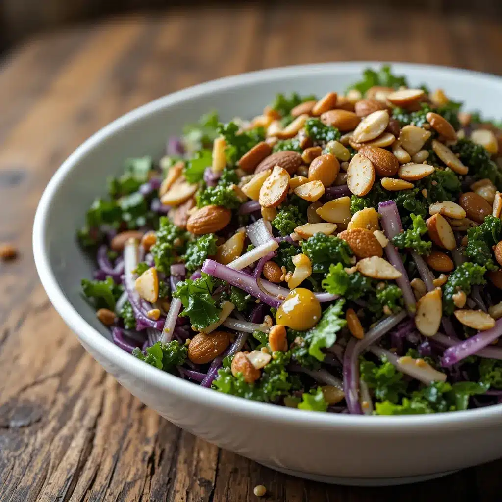 Chick Fil A Kale Salad Recipe – The Best 3-Step Healthy Copycat 5 chick fil a kale salad recipe with almonds and maple dressing