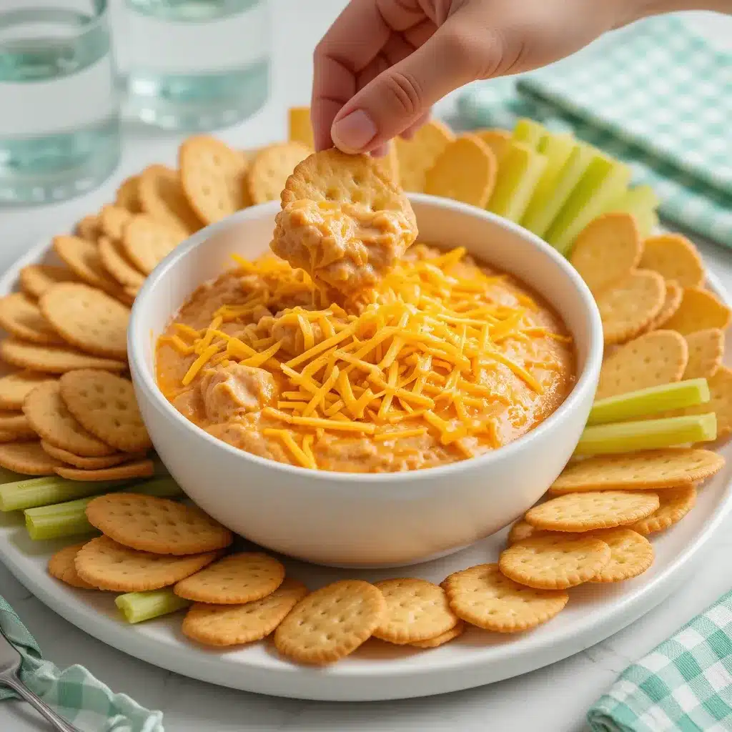 Buffalo Chicken Dip – The Best Creamy Game Day Recipe (2025) 4 buffalo chicken dip in white baking dish