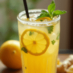 Brazilian Mounjaro Recipe: The 3-Ingredient Natural Drink Revolutionizing Weight Loss 6 Brazilian Mounjaro Recipe drink in glass with lemon and ginger