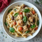 Marry Me Chicken Pasta – The Best 30-Minute Romantic Recipe 6 Creamy Marry Me Chicken Pasta in skillet