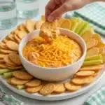 Buffalo Chicken Dip – The Best Creamy Game Day Recipe (2025) 6 buffalo chicken dip in white baking dish